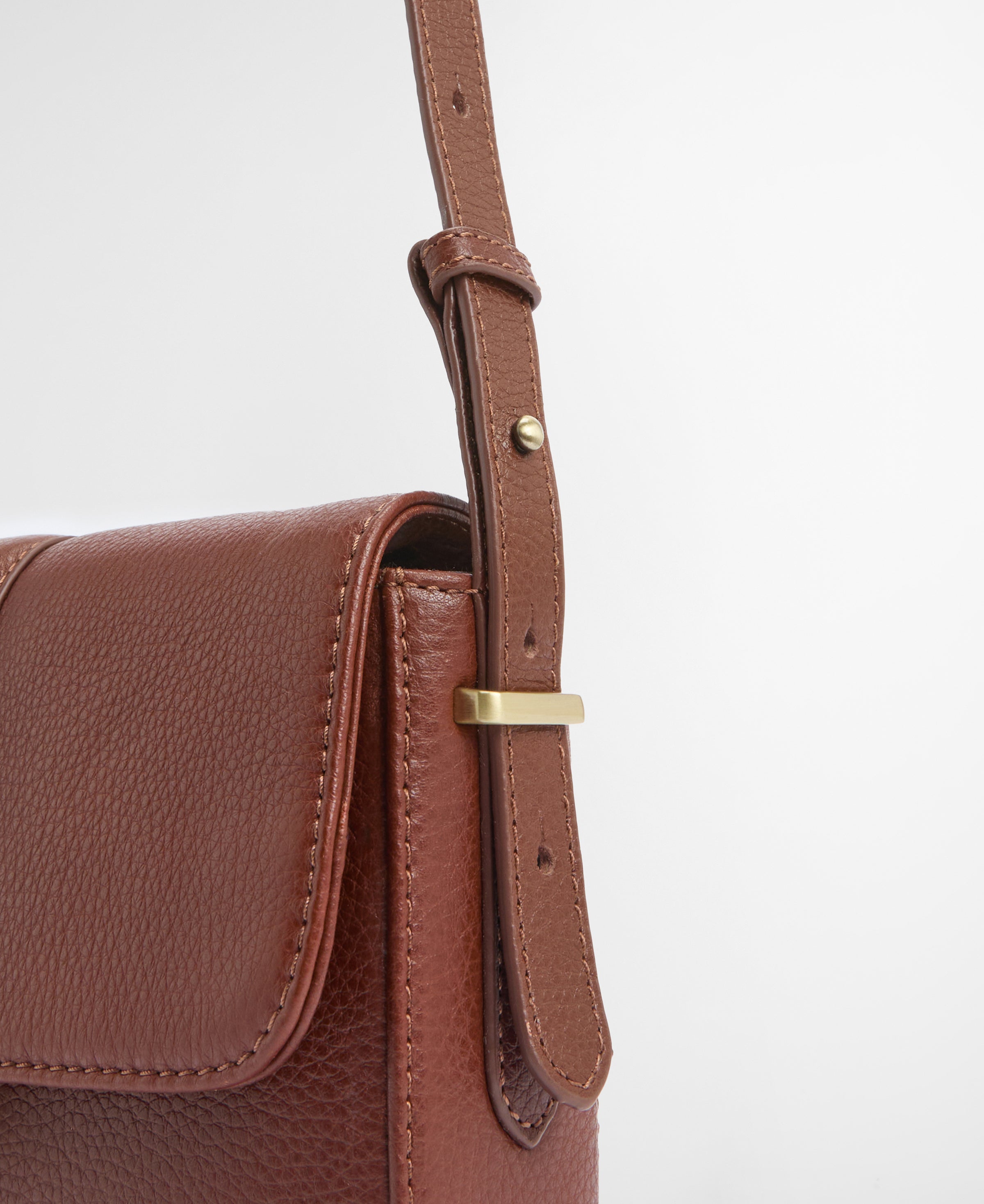 An image of the Barbour Rosa Leather Crossbody Bag