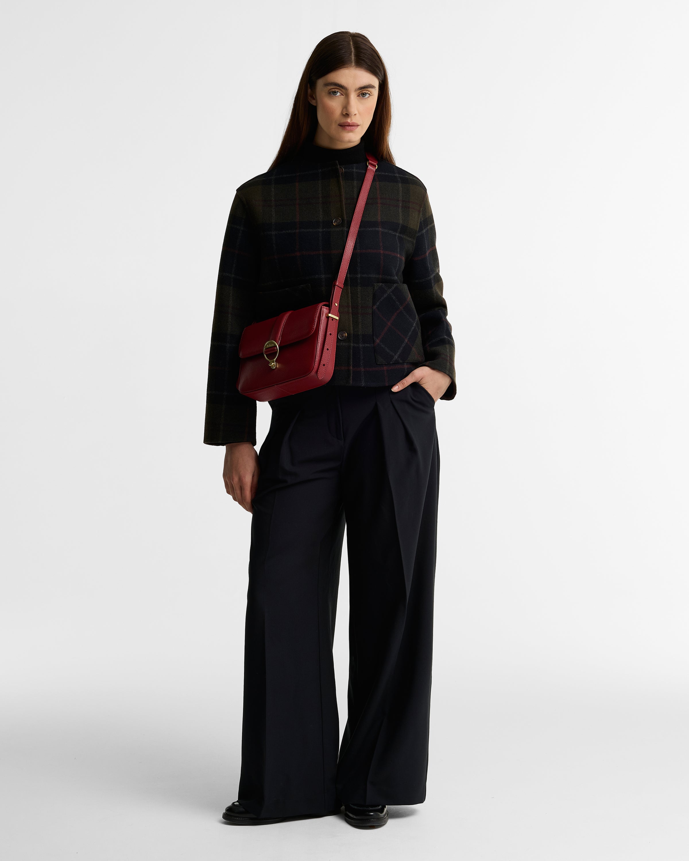 Rosa Leather Crossbody Bag