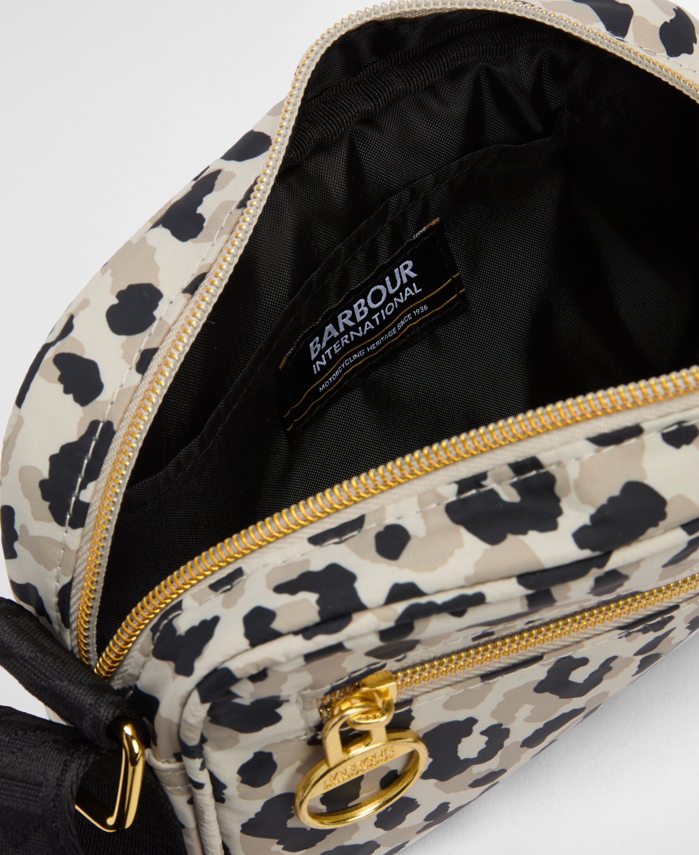 An image of the Barbour International Boulevard Micro Crossbody Bag