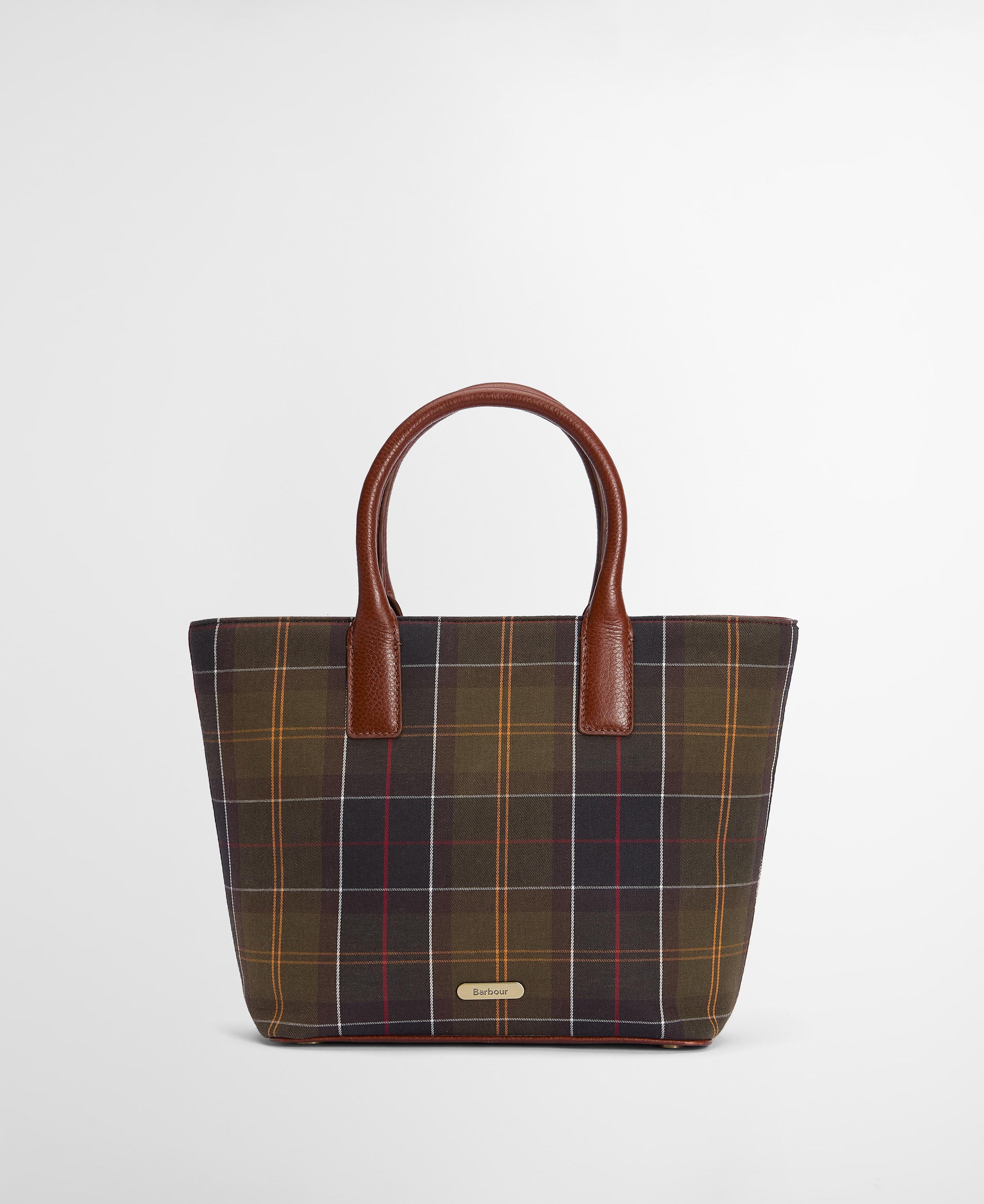 An image of the Barbour Birch Tartan Tote Bag