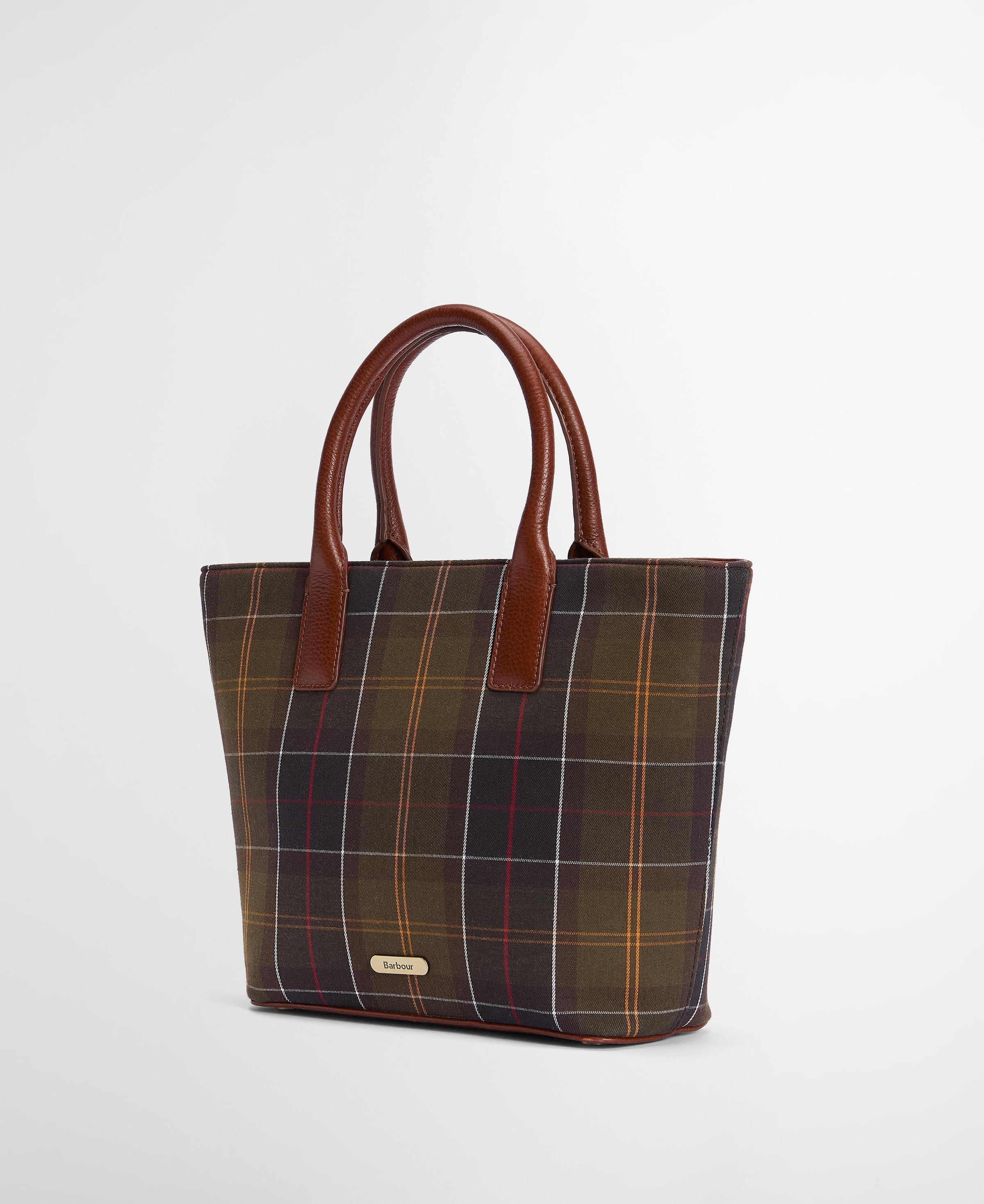 An image of the Barbour Birch Tartan Tote Bag