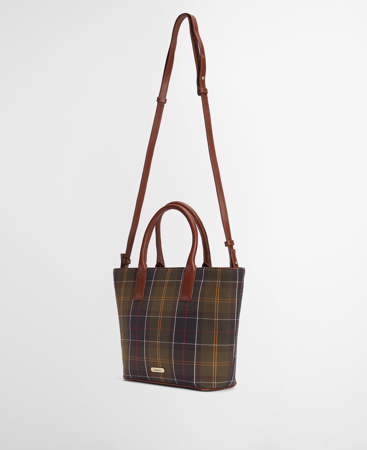 An image of the Barbour Birch Tartan Tote Bag