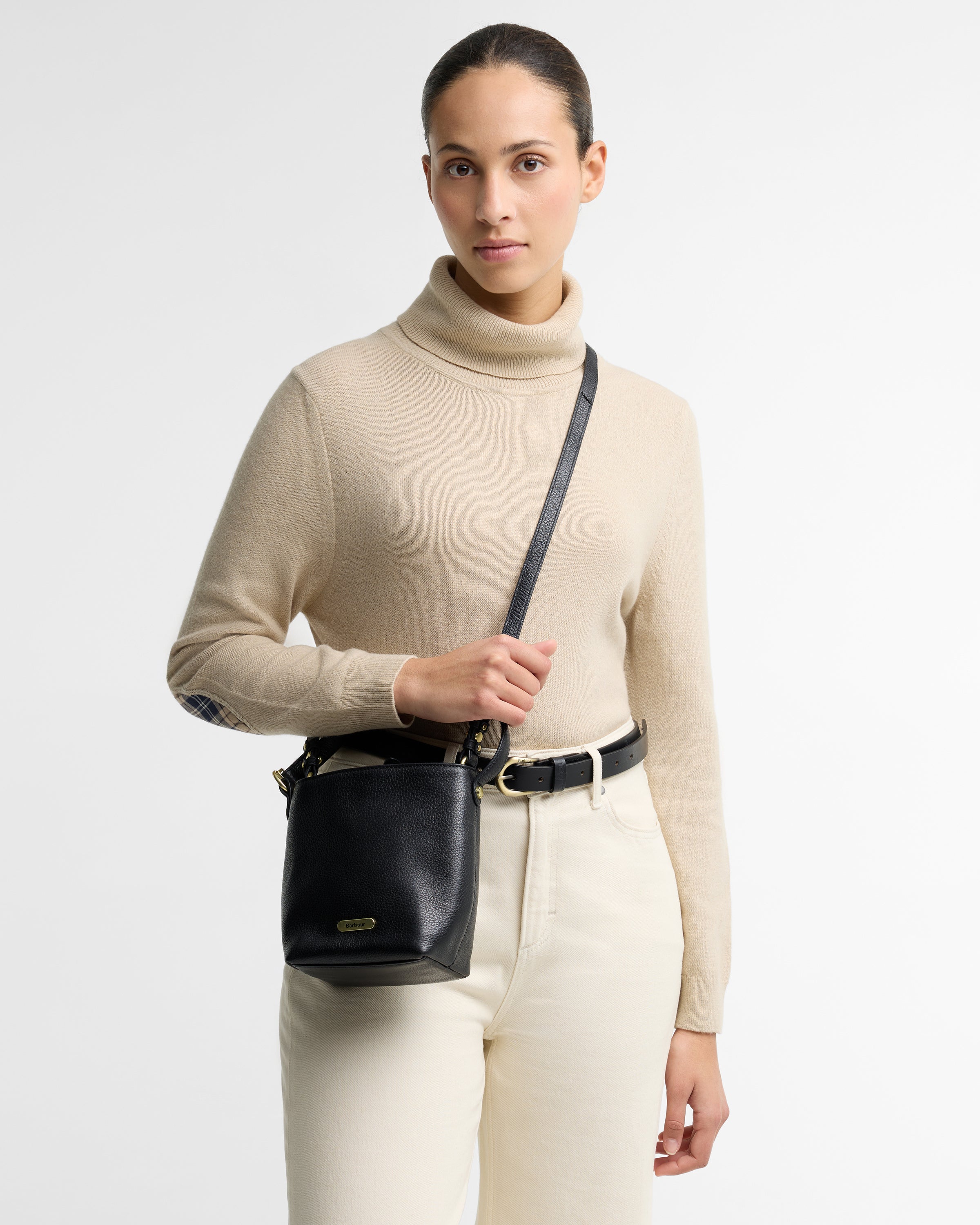 Cedar Mini Leather Bucket Bag