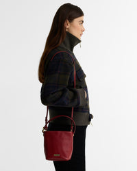 Cedar Mini Leather Bucket Bag