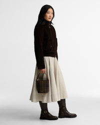 Cedar Mini Tartan Bucket Bag