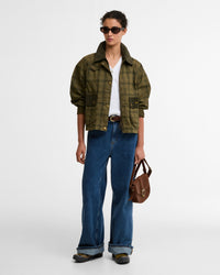 Tartan Cropped Beadnell Casual Jacket