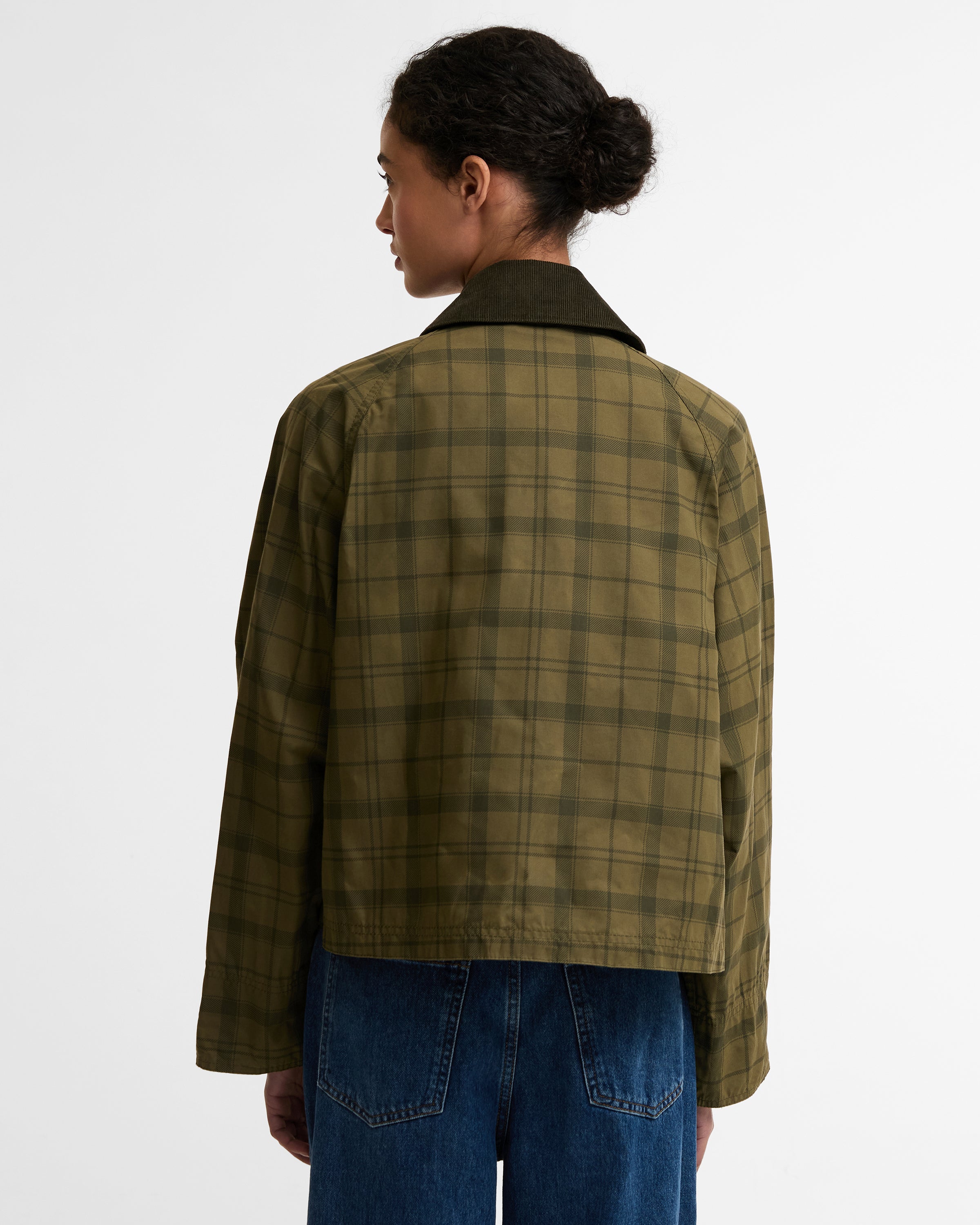 Tartan Cropped Beadnell Casual Jacket