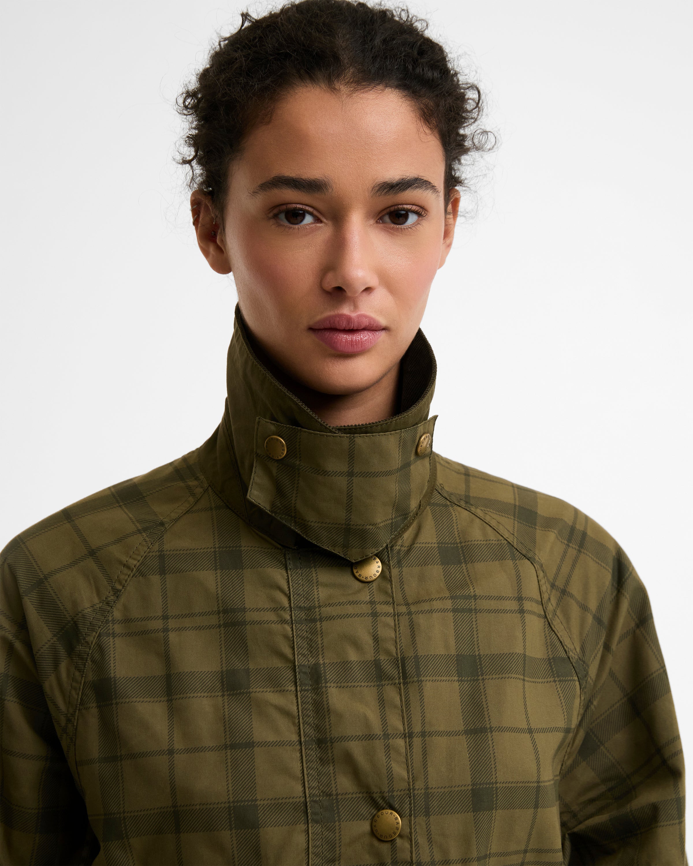 Tartan Cropped Beadnell Casual Jacket
