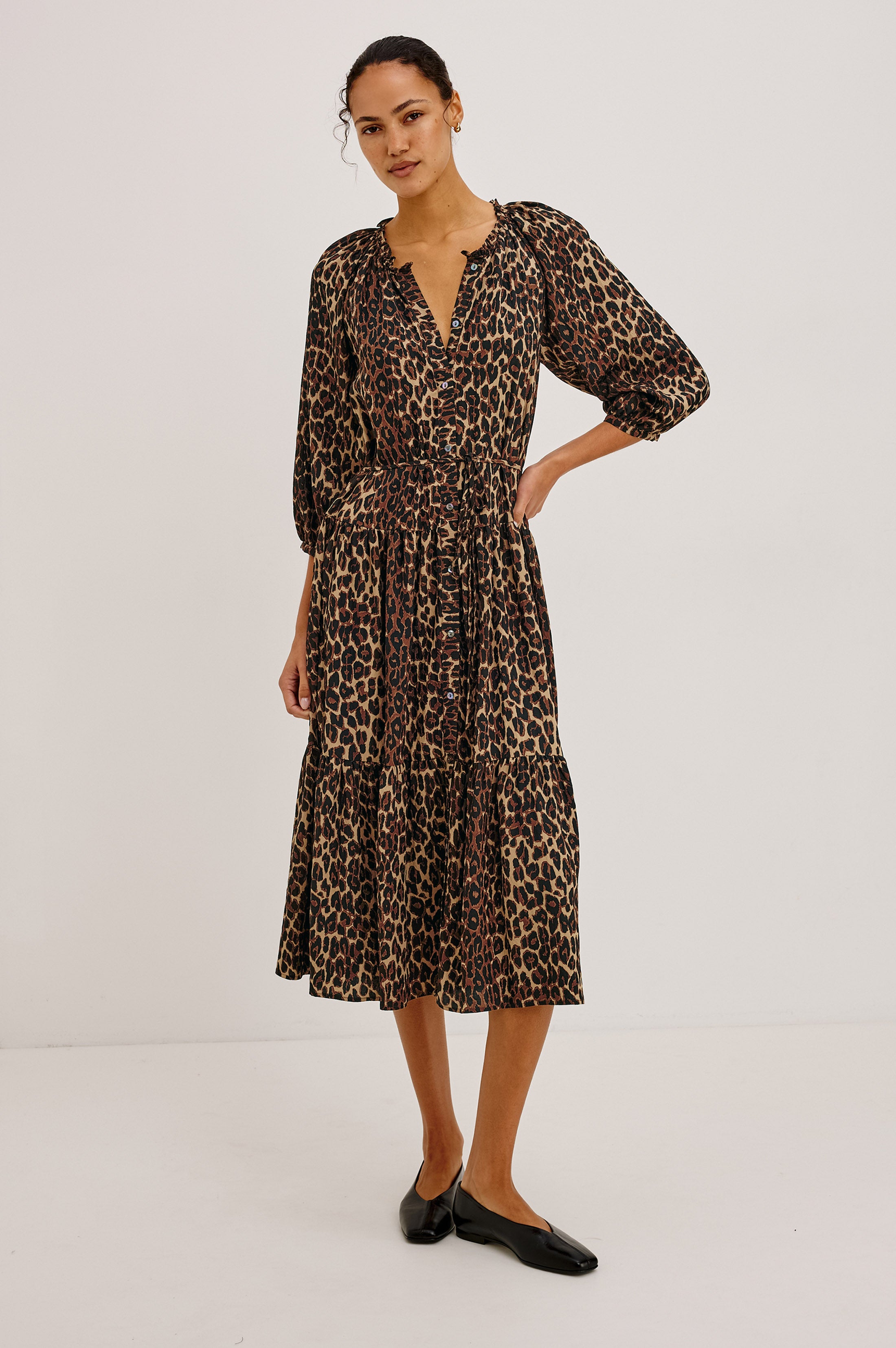 Leanne Woven Dress Maxi