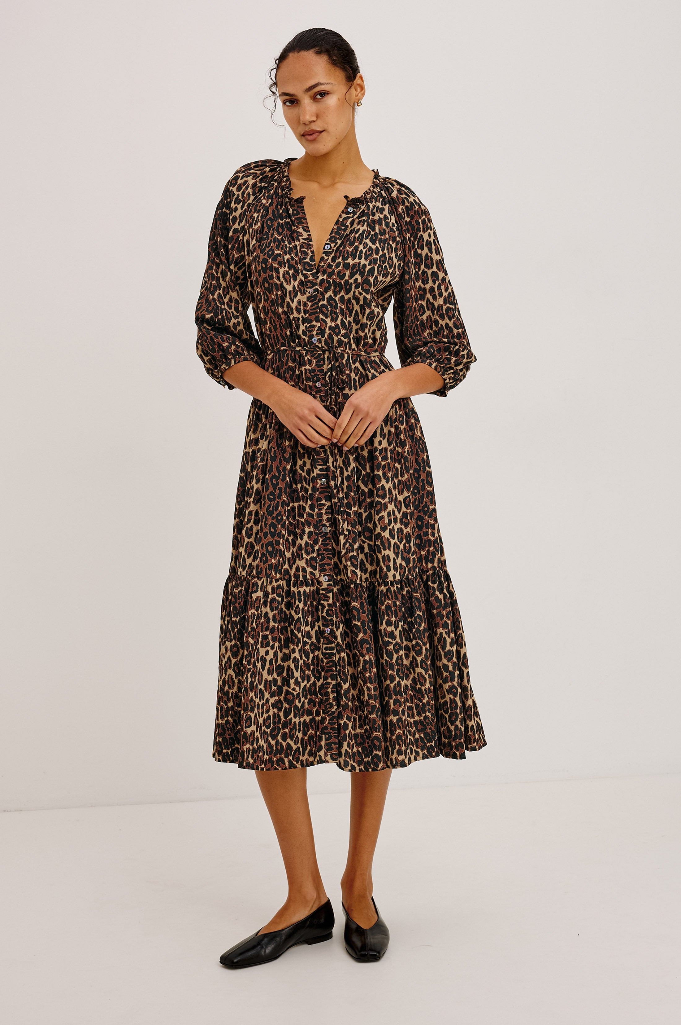 Leanne Woven Dress Maxi
