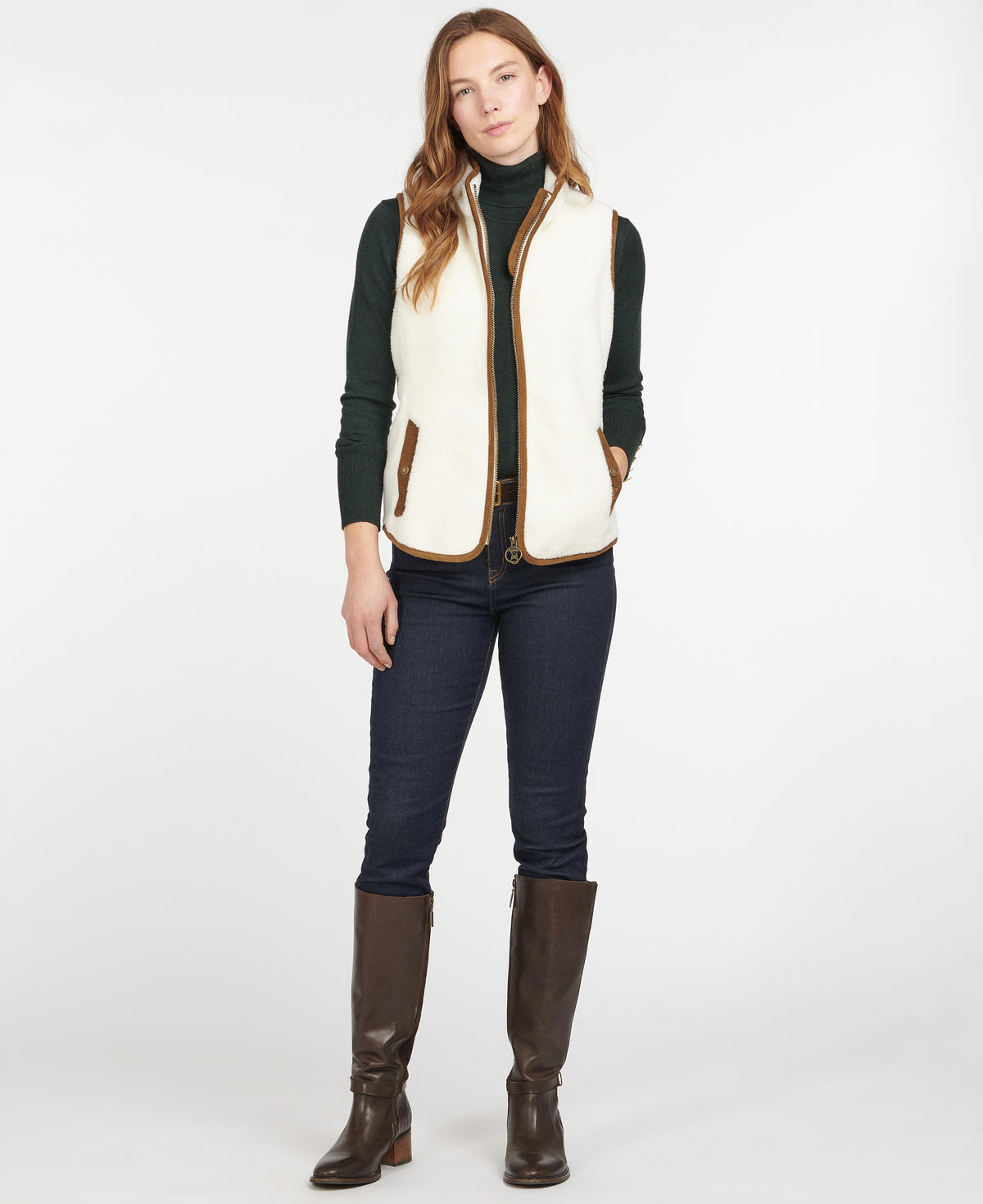 An image of the Barbour Burford Fleece Gilet