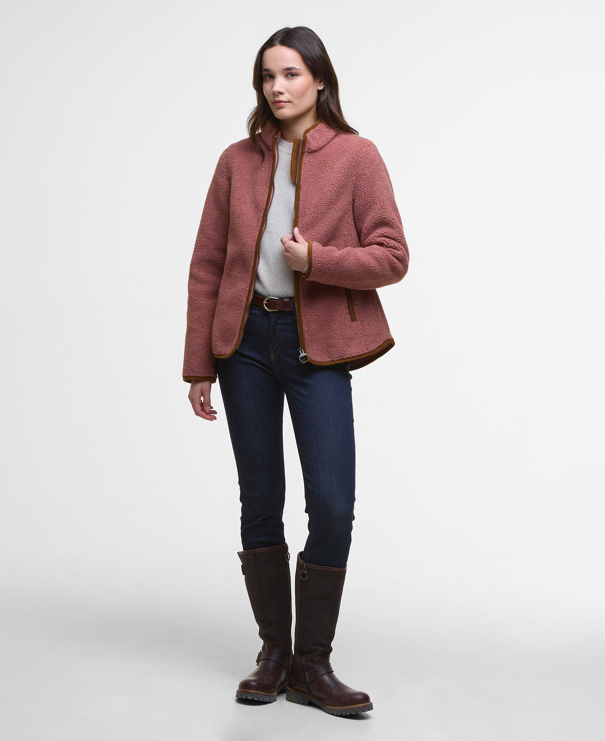 An image of the Barbour Laven Fleece