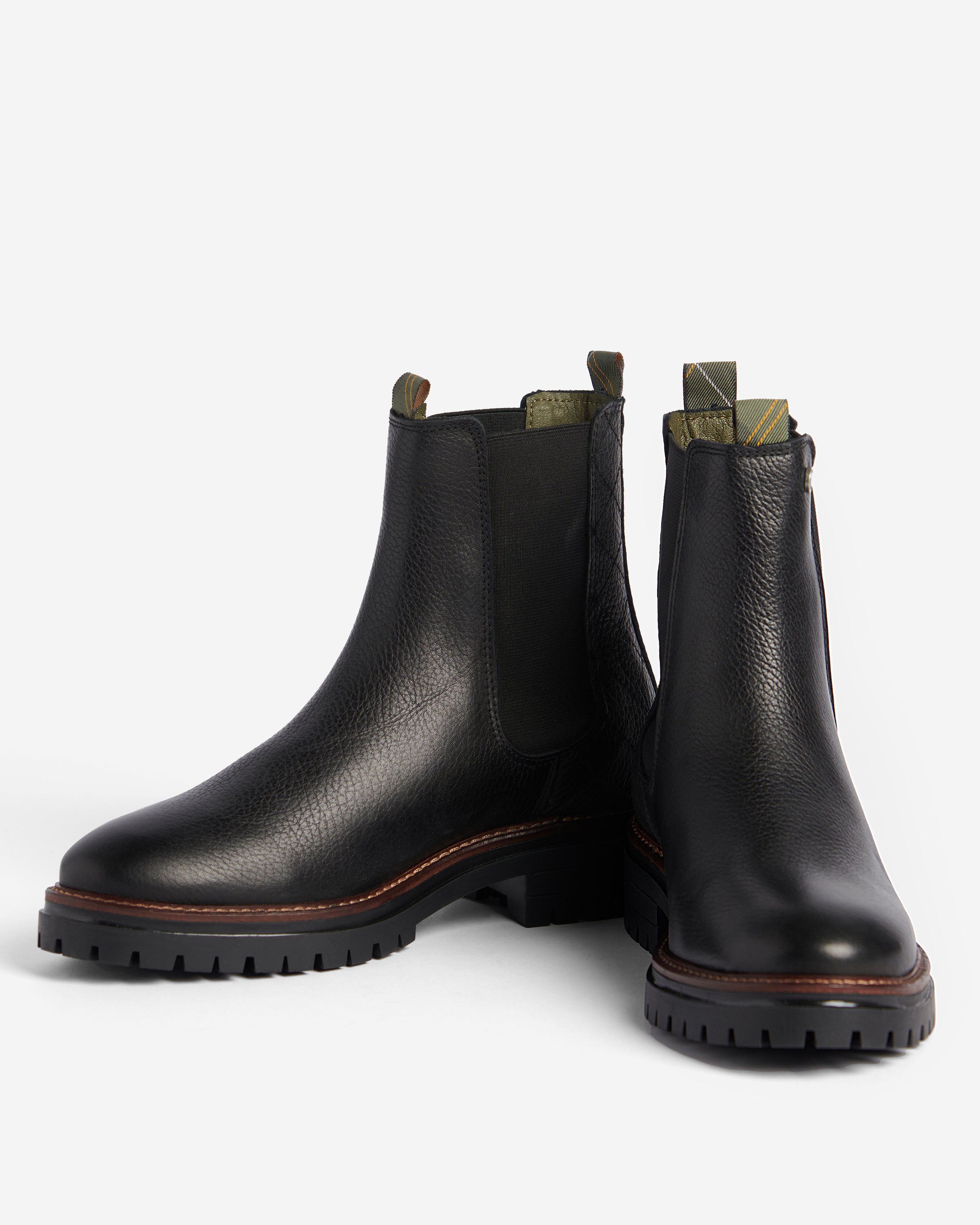 An image of the Barbour Evie Chelsea Boots
