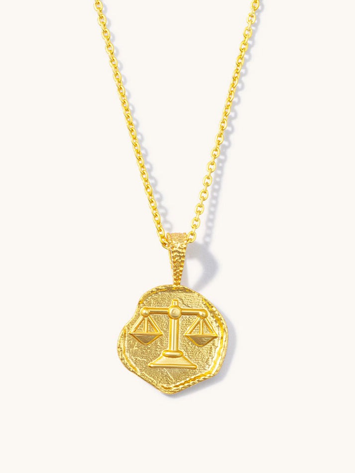 An image of the Formation Jewellery Zodiac Necklace - Libra