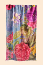 An image of the Powder Linen/Cotton Mix Scarf