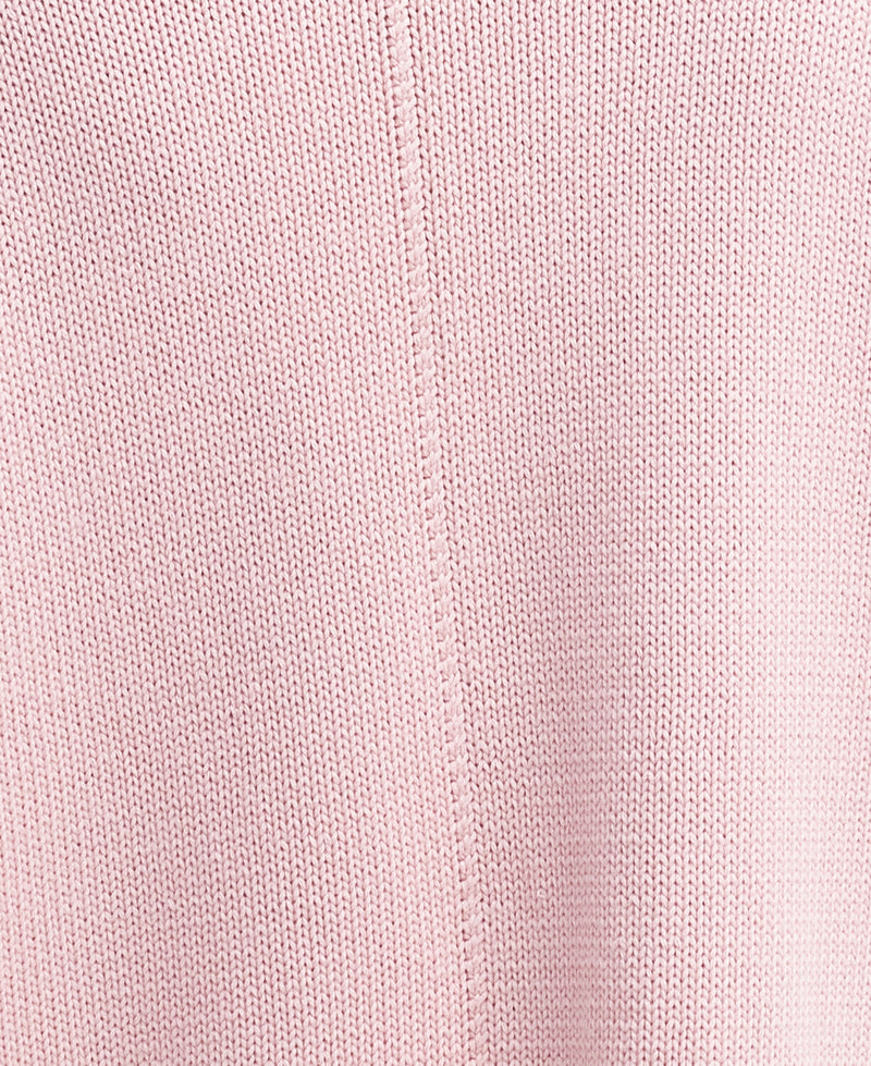 An image of the Barbour Clifton Crew Neck Knitted Jumper in the colour Shell Pink.