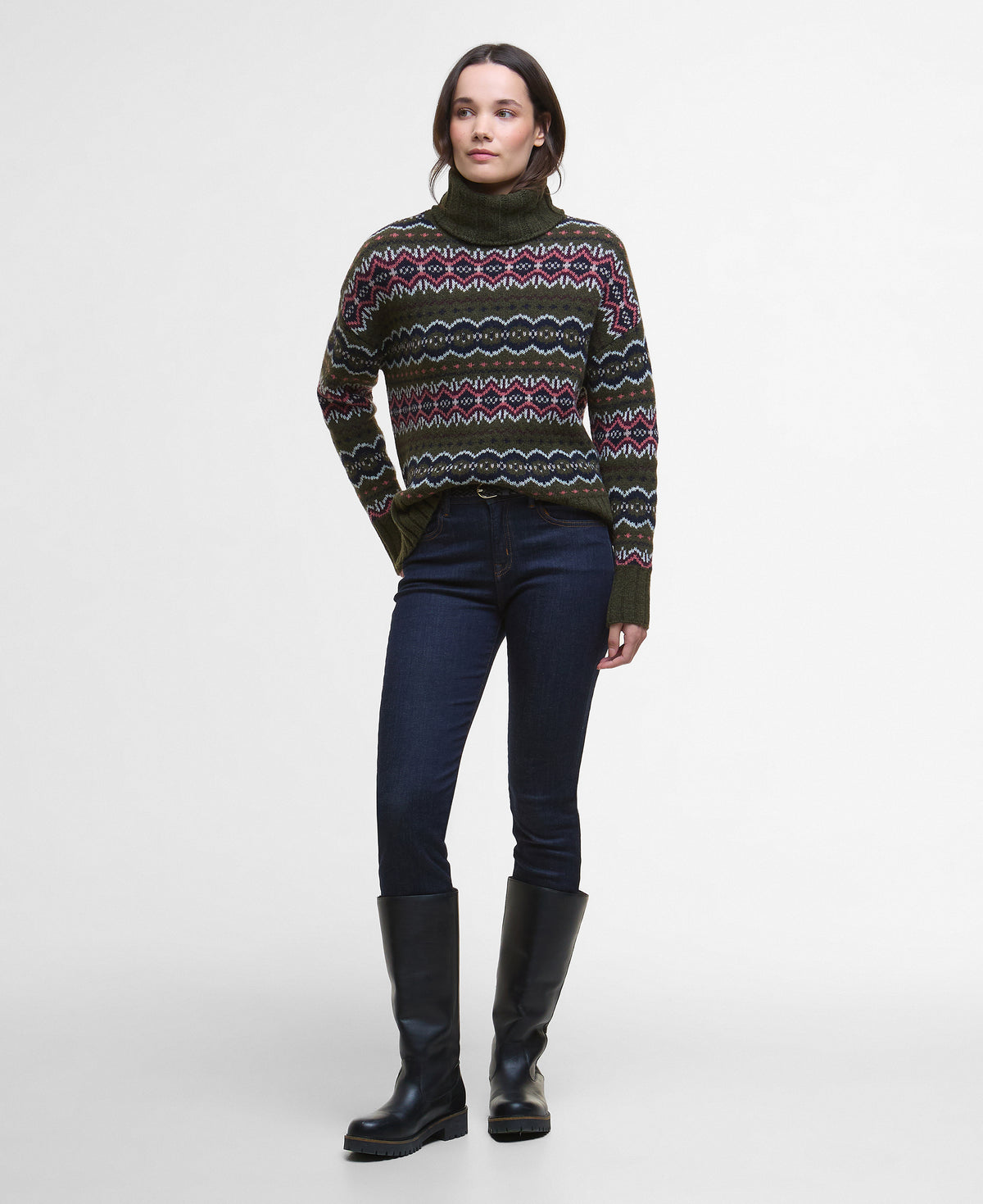 An image of the Barbour Helen Knit Jumper