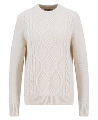 An image of the Barbour Burne Crew Knitted Jumper