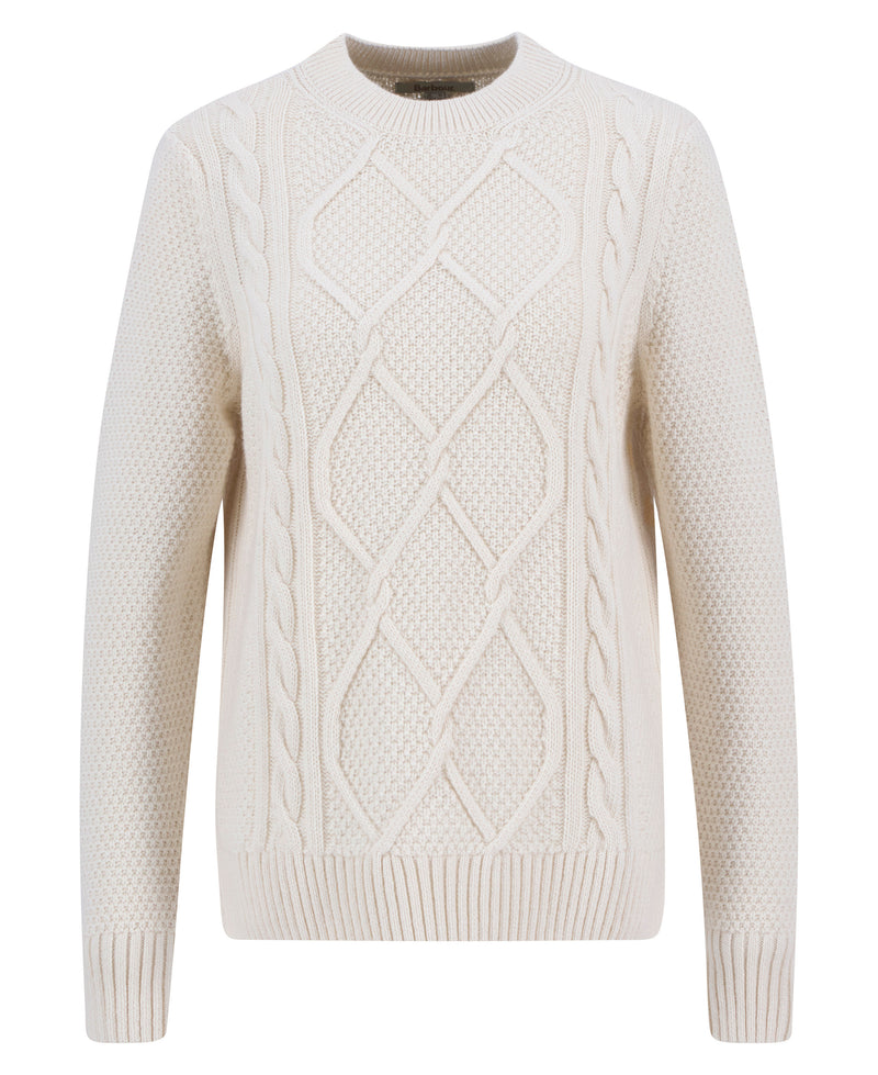 An image of the Barbour Burne Crew Knitted Jumper