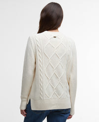 An image of the Barbour Burne Crew Knitted Jumper