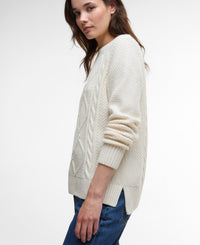 An image of the Barbour Burne Crew Knitted Jumper