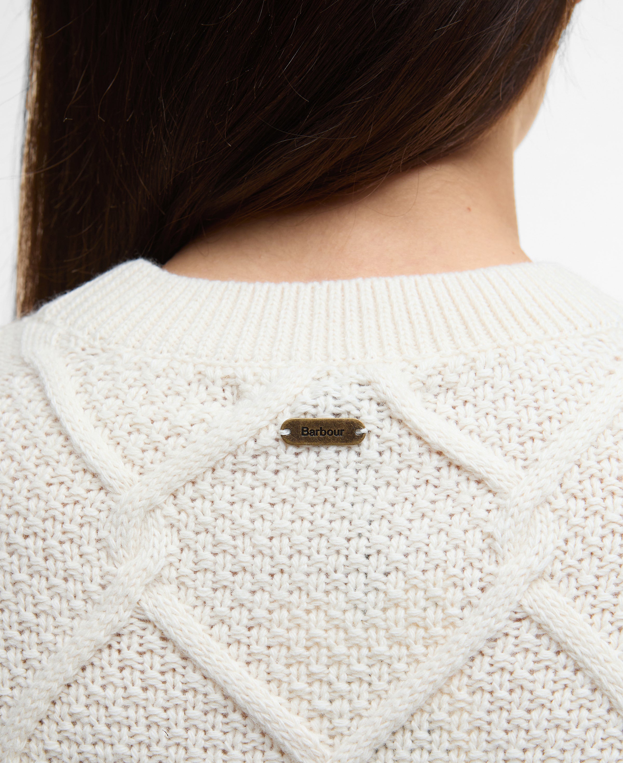An image of the Barbour Burne Crew Knitted Jumper