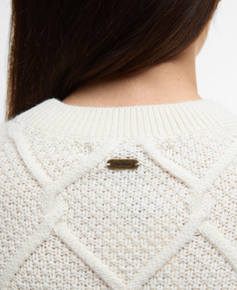 An image of the Barbour Burne Crew Knitted Jumper