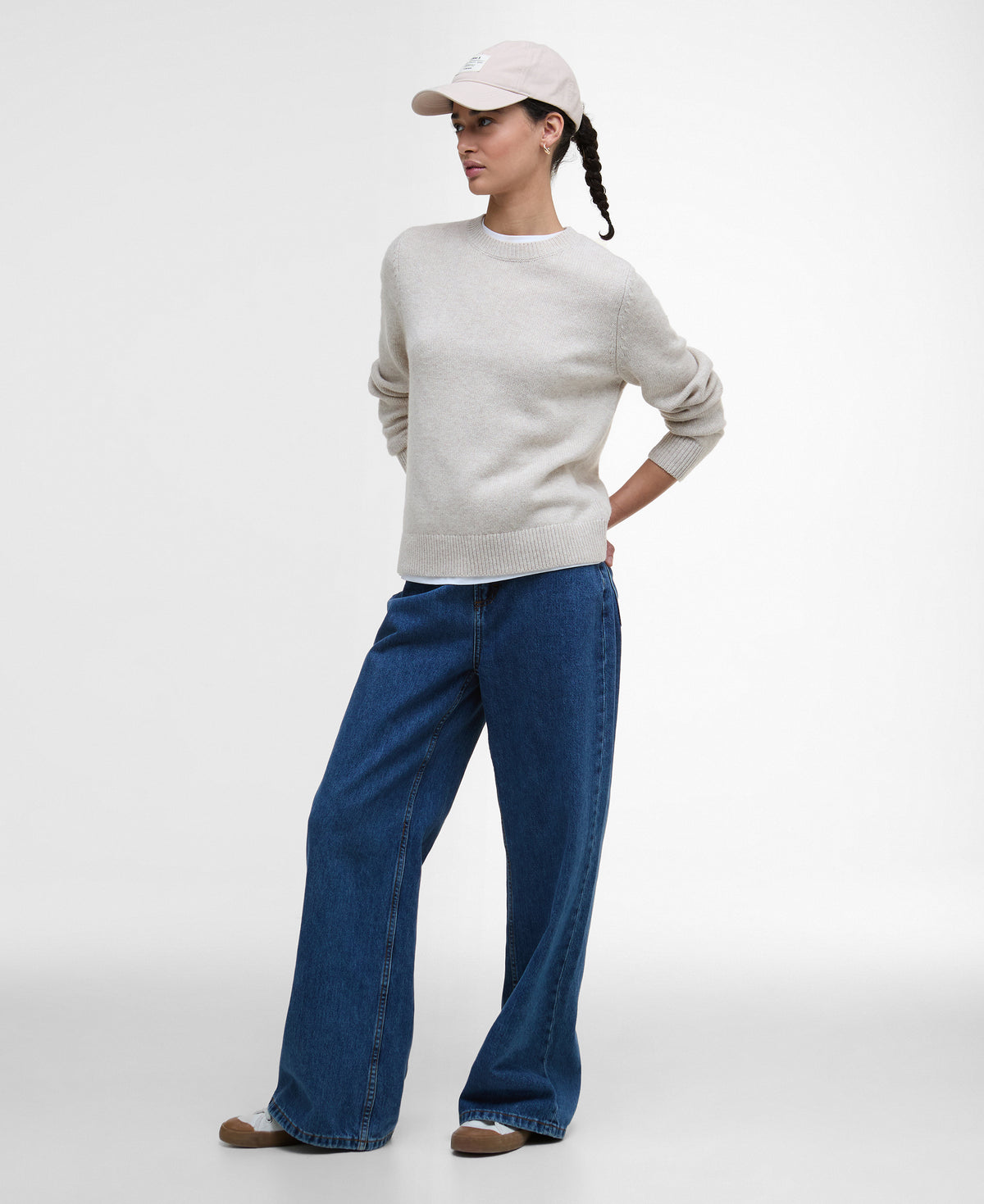 An image of the Barbour Woodhouse Knitted Jumper