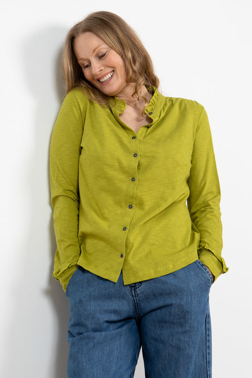 An image of the Lily & Me Hailey Frill Shirt
