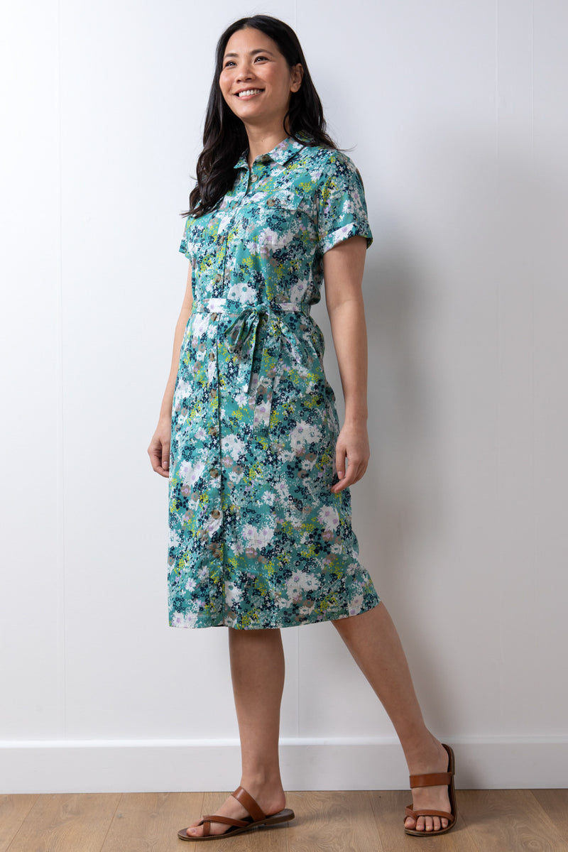 An image of the Lily & Me Dune Dress Meadow Spray