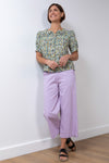 An image of the Lily & Me Isla Crop Trouser Twill