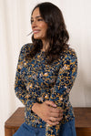 An image of the Lily & Me Monica Top Hedgerow