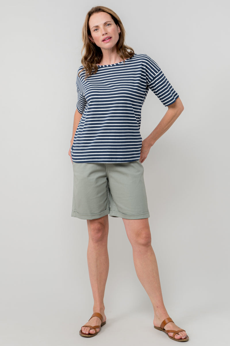 An image of the Lily & Me Marine Shorts Twill