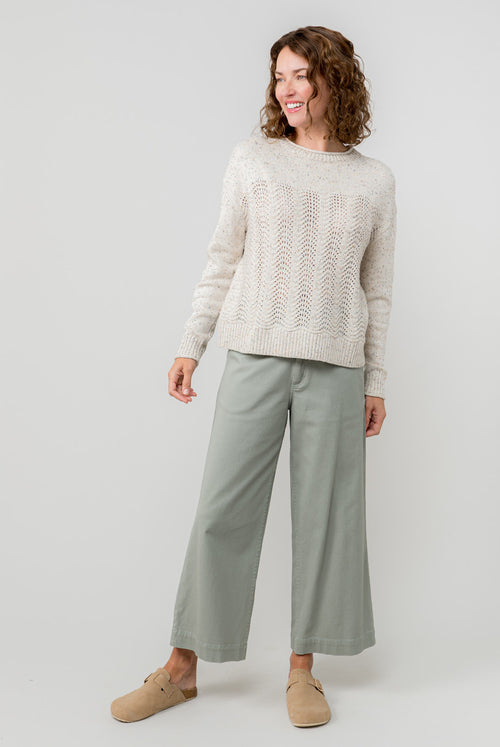 An image of the Lily & Me Leah Fleck Knit Jumper