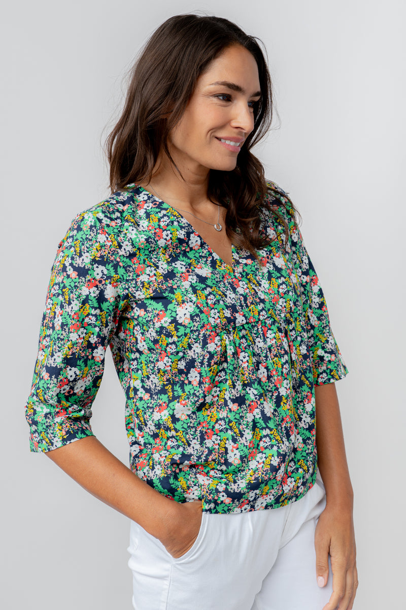 An image of the Lily & Me Myrtle Top Mayflower