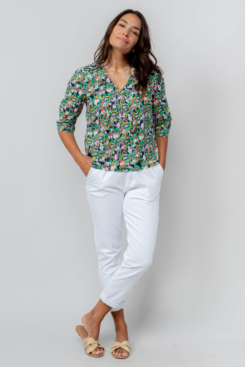 An image of the Lily & Me Myrtle Top Mayflower