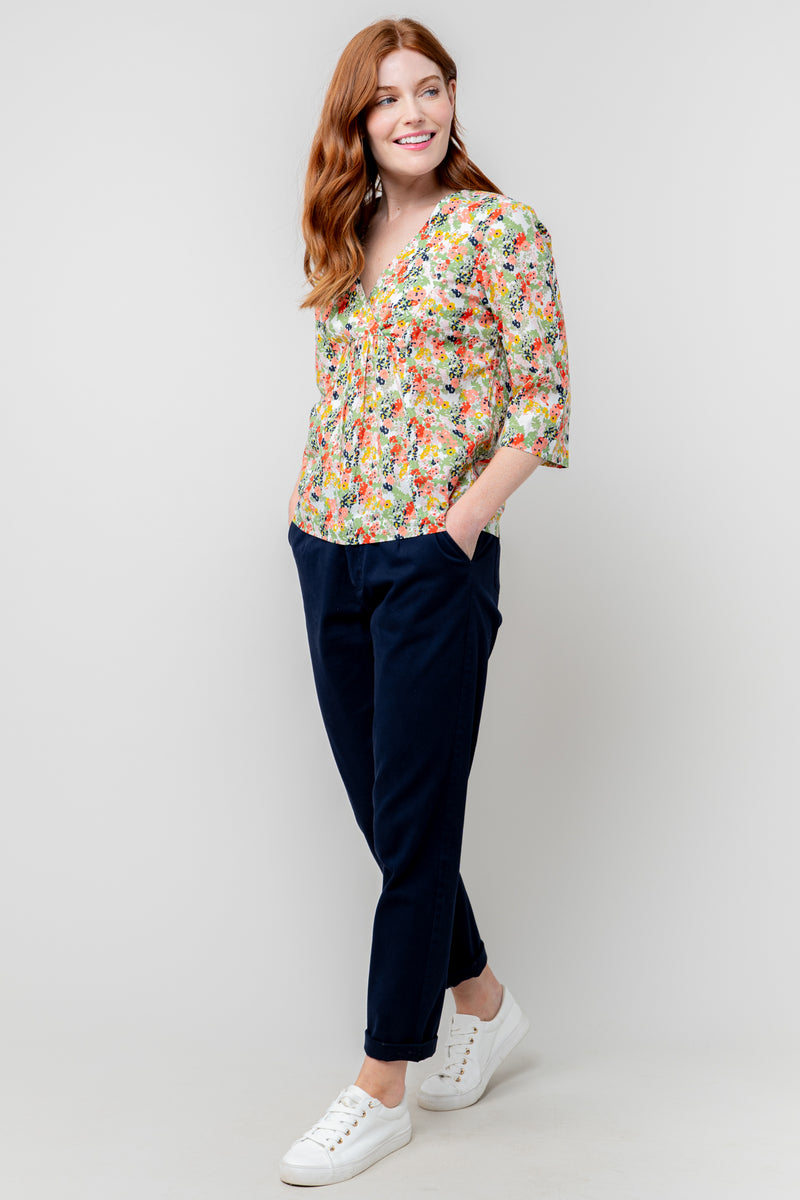 An image of the Lily & Me Myrtle Top Mayflower