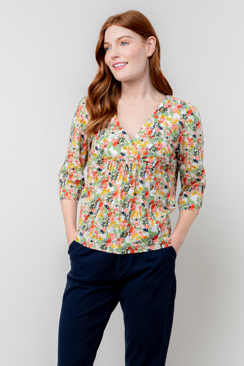 An image of the Lily & Me Myrtle Top Mayflower