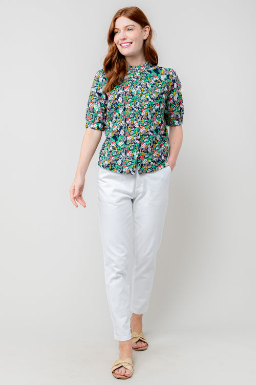 An image of the Lily & Me Ceris Blouse Mayflower