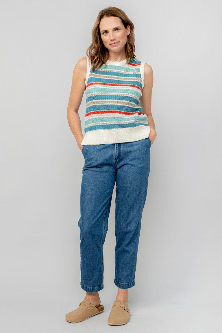 An image of the Lily & Me Eva Stripe Tank