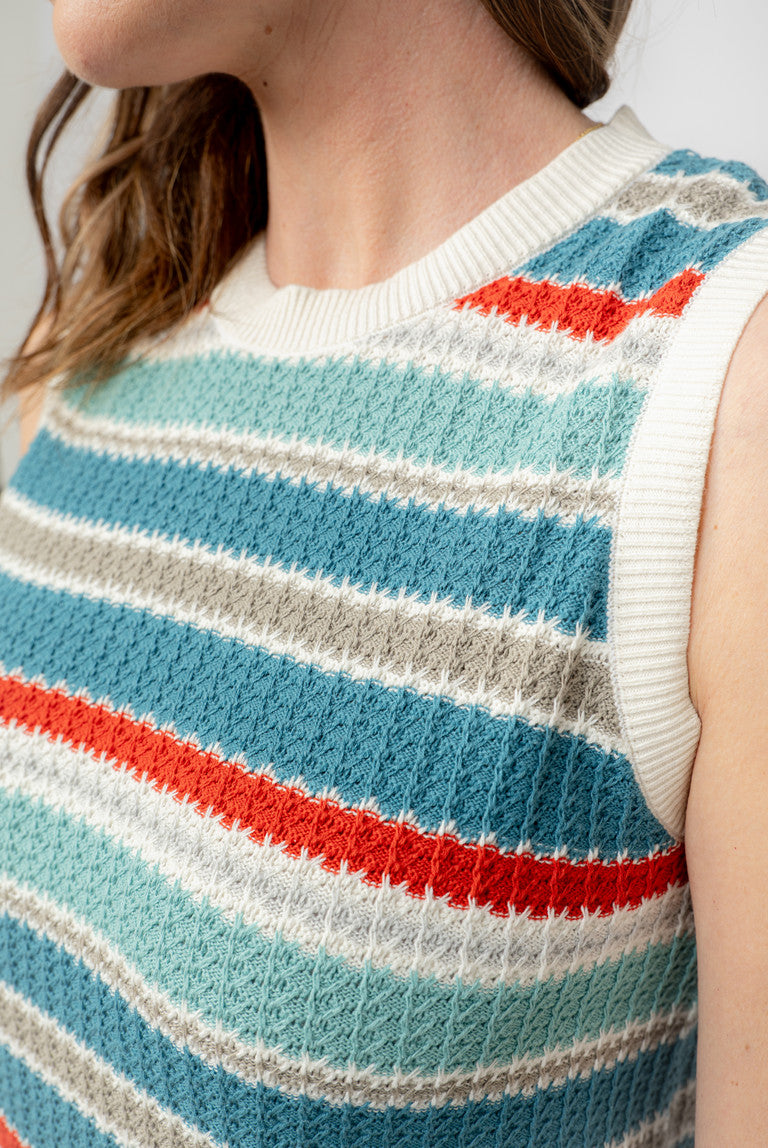 An image of the Lily & Me Eva Stripe Tank