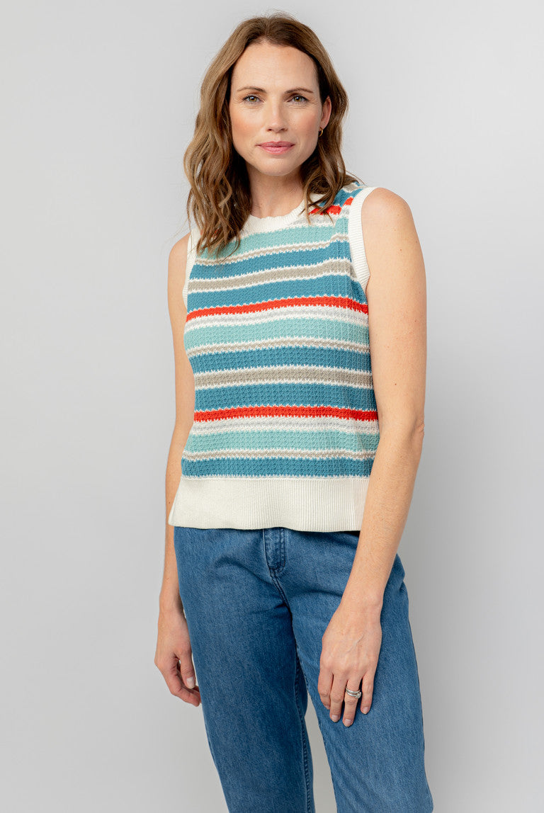 An image of the Lily & Me Eva Stripe Tank