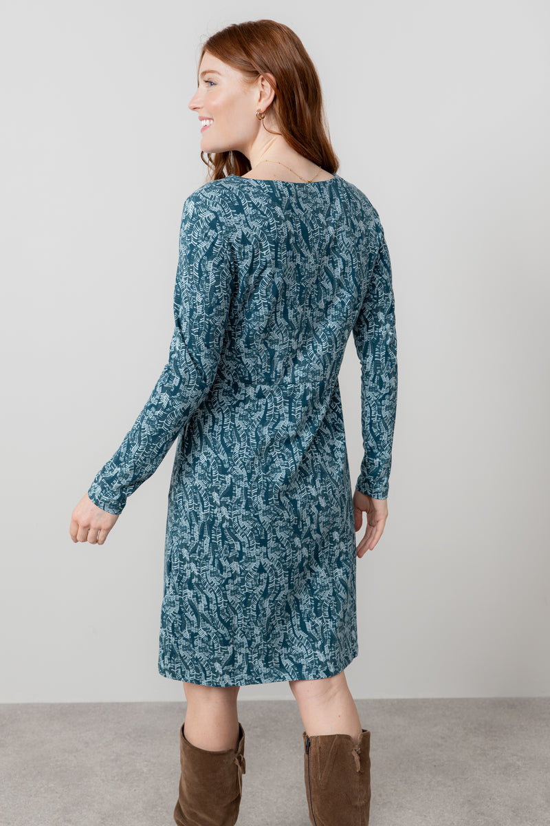An image of the Lily & Me Halmore Dress Fern