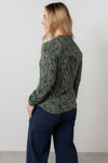 An image of the Lily & Me Hannah Frill Shirt Fern
