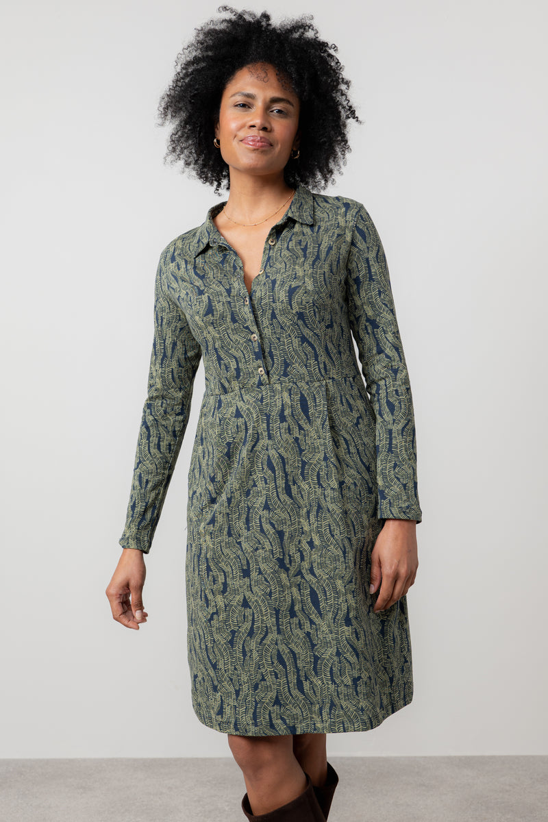 An image of the Lily & Me Elmore Dress Fern