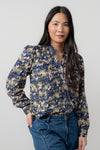 An image of the Lily & Me Wayfaring Blouse Clover