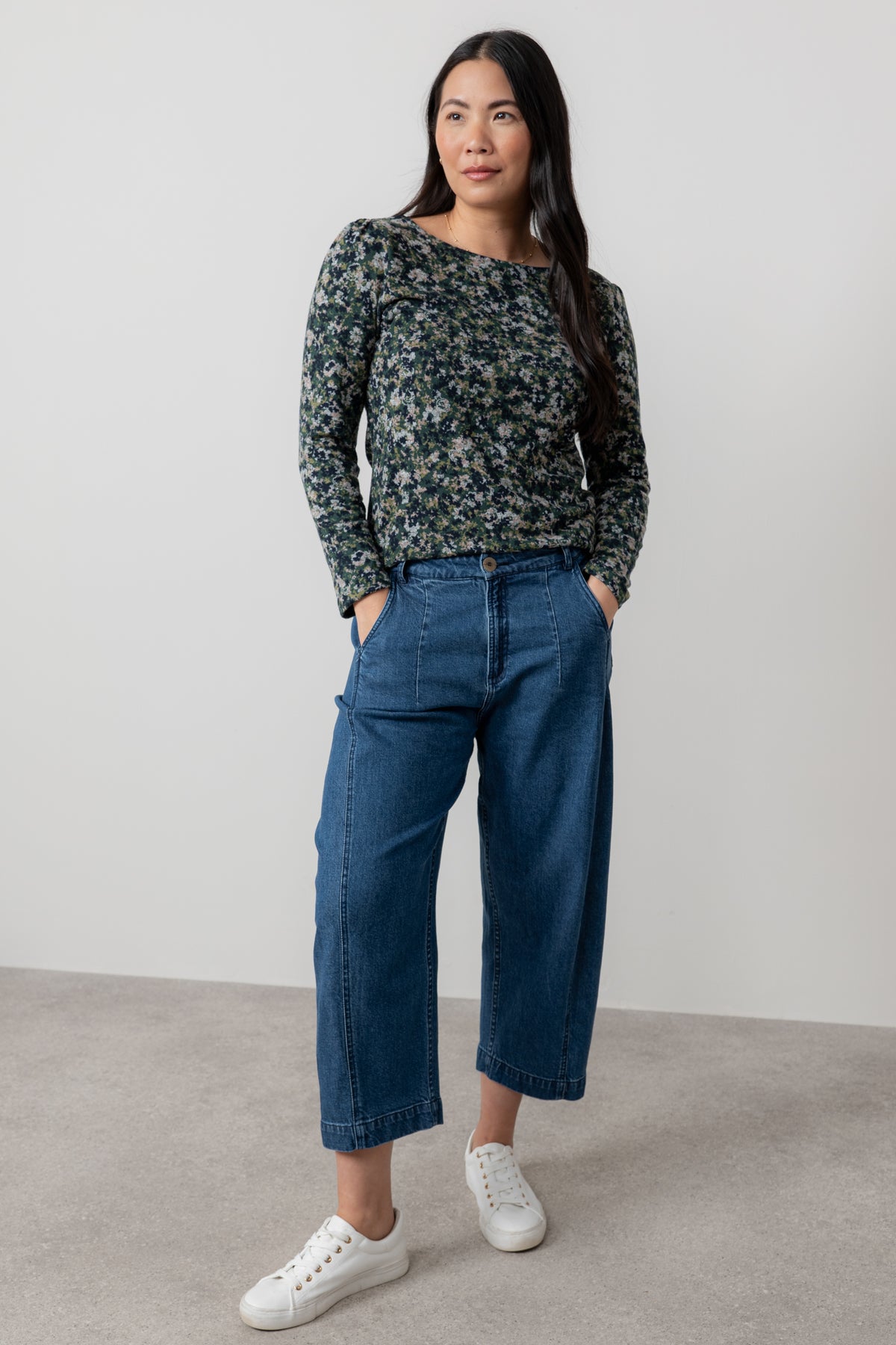 An image of the Lily & Me Abigail Top Cosmos