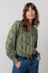 An image of the Lily & Me Wayfaring Blouse Foliage