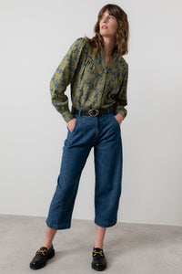 An image of the Lily & Me Wayfaring Blouse Foliage