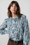 An image of the Lily & Me Flora Blouse Feather Ditsy